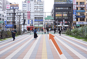 JR南口大塚駅からの順路01