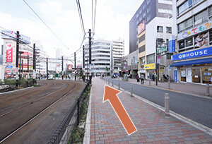 JR南口大塚駅からの順路03